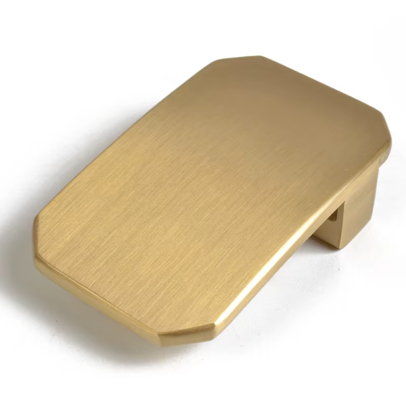 Boucles de ceinture en laiton massif pur, rectangle vierge, accessoires d'artisanat en cuir bricolag