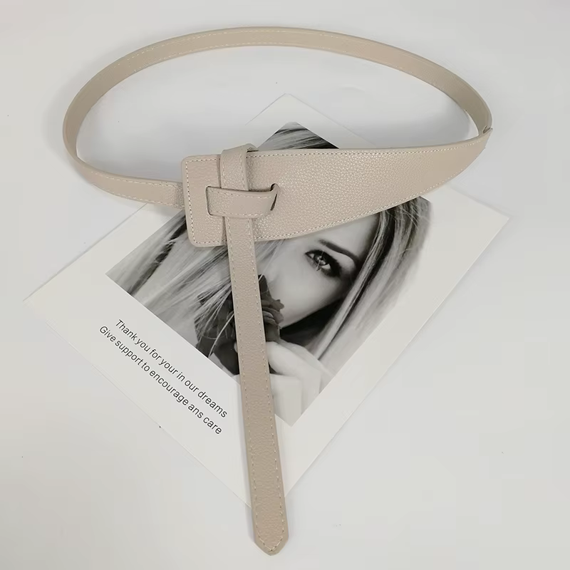 Ceintures de styliste pour femmes, haute qualité, nœud en cuir Pu souple, longue ceinture, taille la