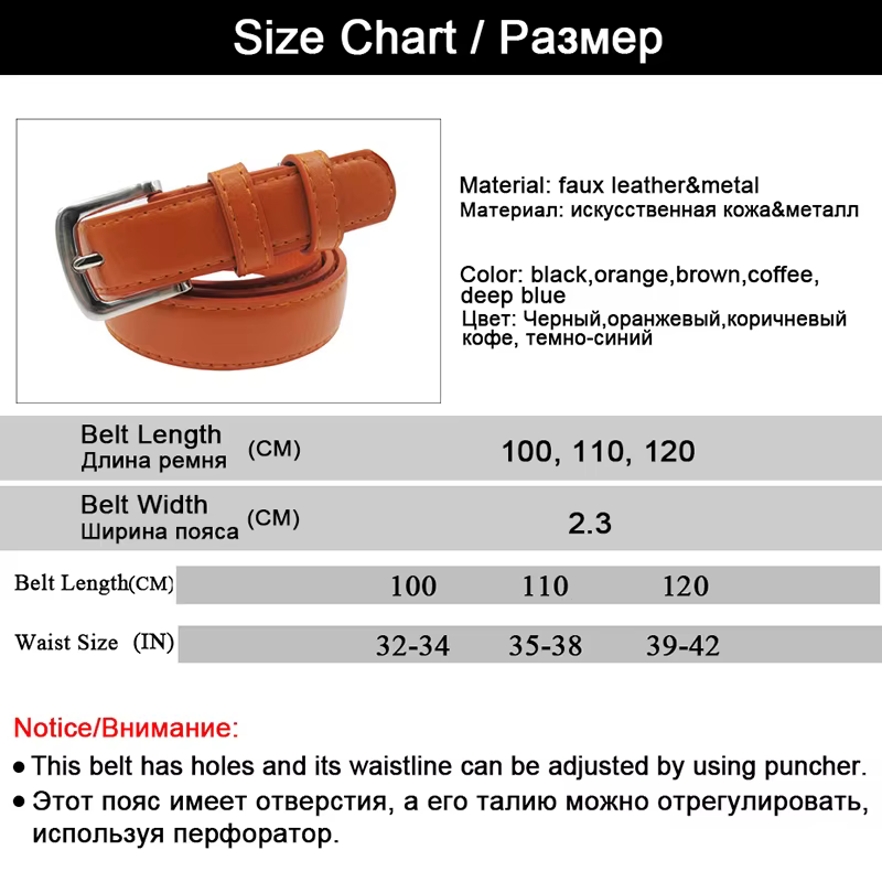 MaiKun – ceinture en cuir slim pour femmes, couleur unie, boucle ardillon, Simple, petite taille, co