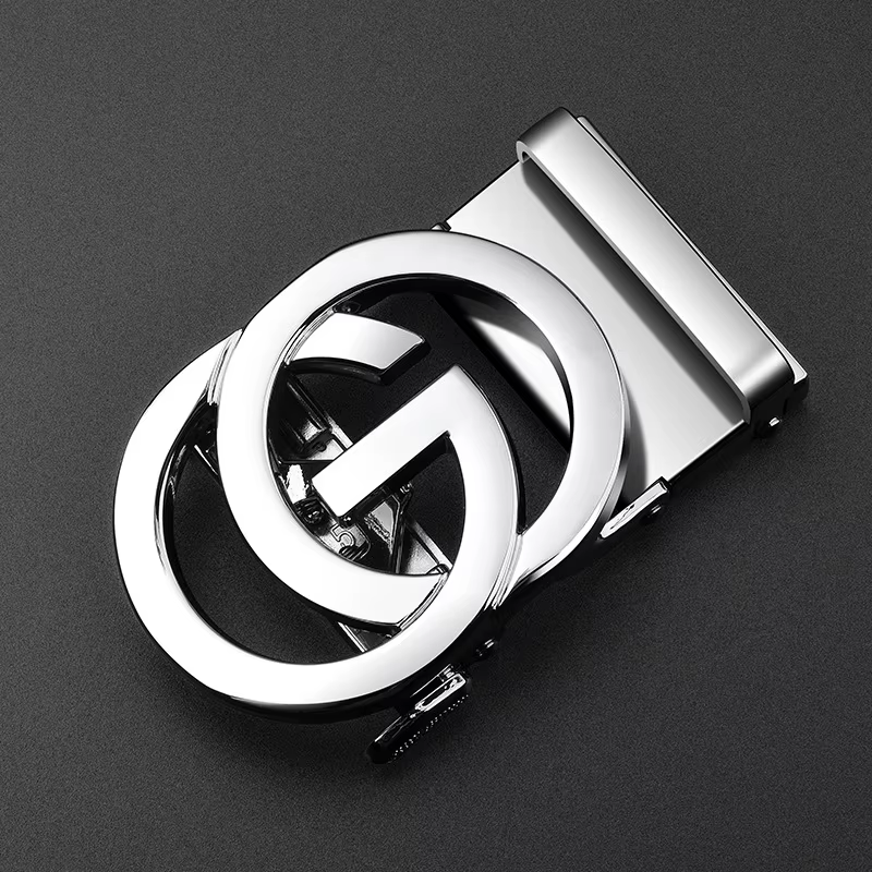 2025 nouveau 3.5cm or Chrome boucle automatique concepteur boucle de ceinture mode hommes d'affaires