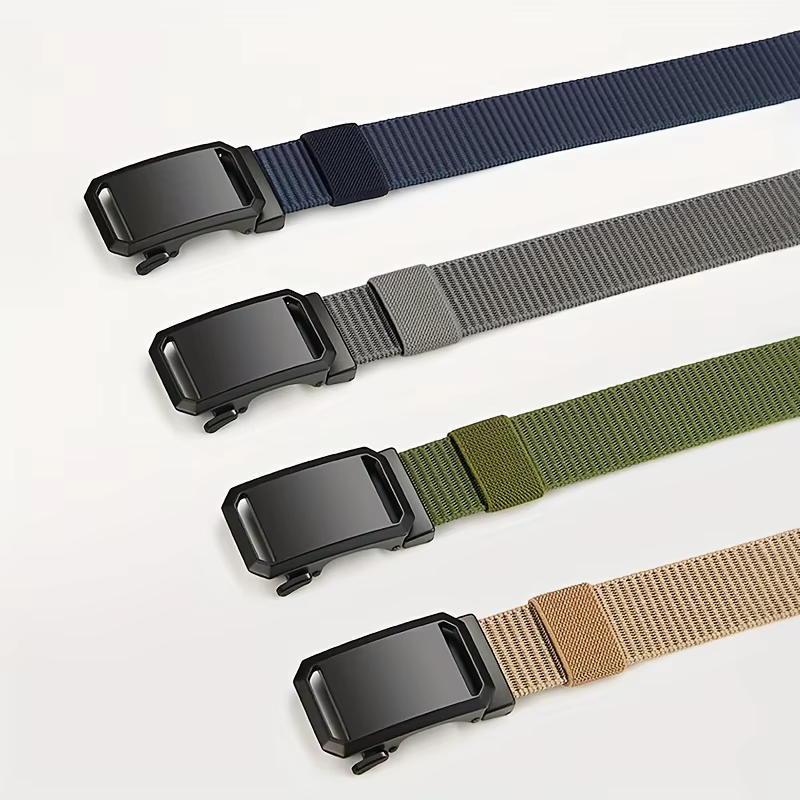 Ceinture en toile à boucle automatique de qualité supérieure – Vêtements de travail tactiques durabl
