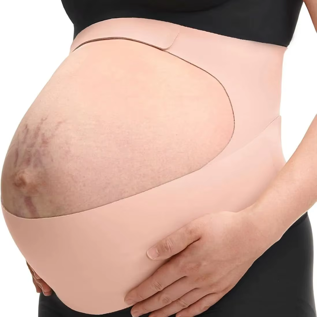 Ceinture de soutien abdominale de maternité réglable et respirante avec bretelles pour femmes encein