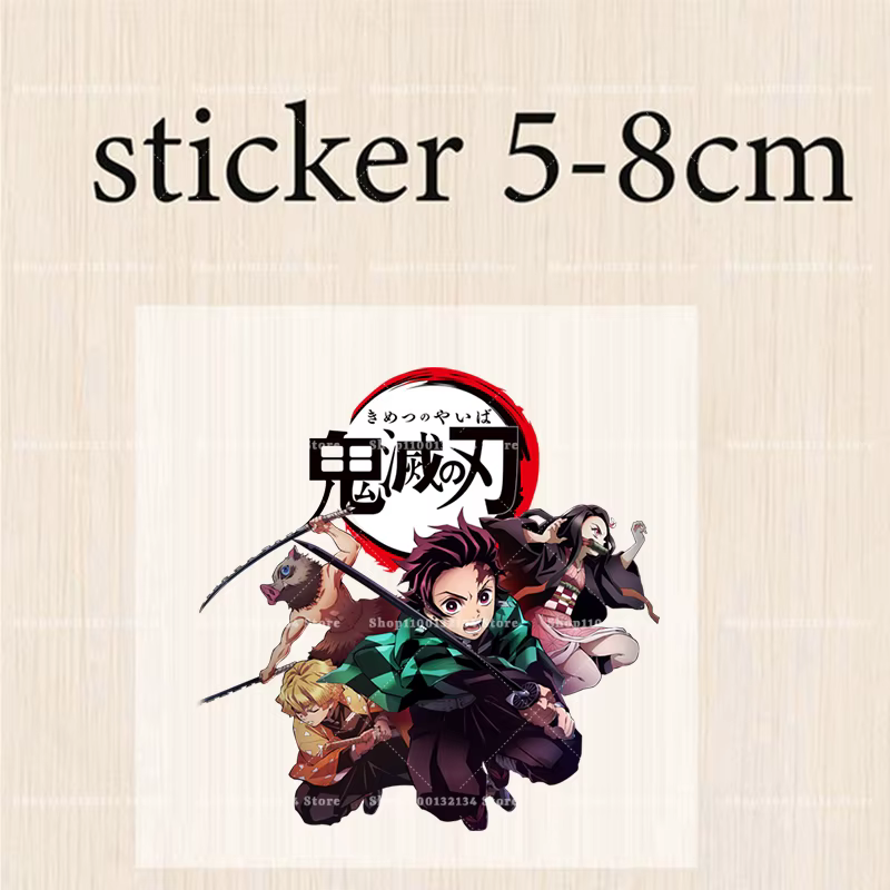 Portefeuille court Demon Slayer pour homme, imprimé anime, porte-cartes portable, porte-monnaie zipp