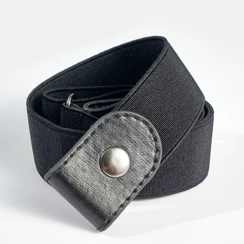 Ceinture sans boucle pour femmes et filles, pantalon en jean, robe, ceinture élastique extensible sa