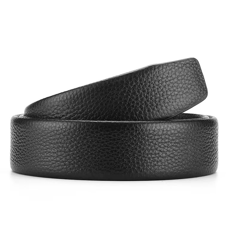 2 pièces ceinture pour hommes sans boucle 3.5 cm/1.37 pouces de largeur marque haut de gamme ceintur