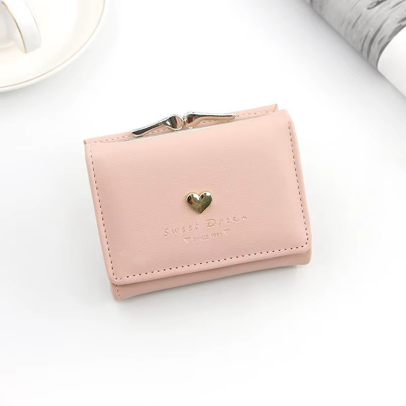 Portefeuille femme court dessin animé mignon zéro portefeuille haute qualité porte-monnaie sac fille