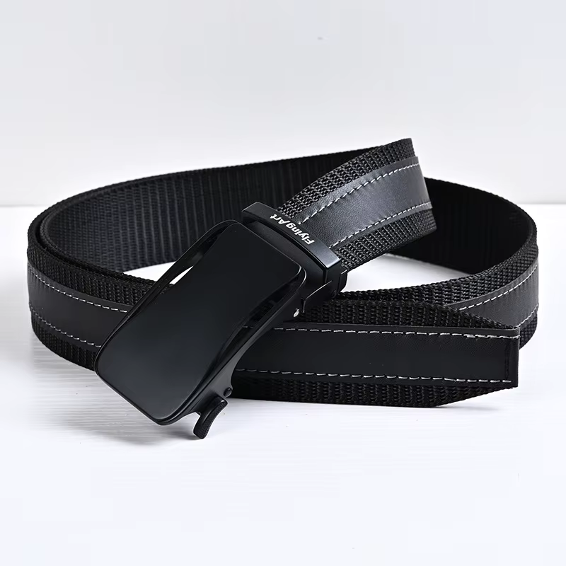 Ceinture à boucle automatique de 3.5cm pour hommes, ceintures de créateur, ceintures à la mode, acce