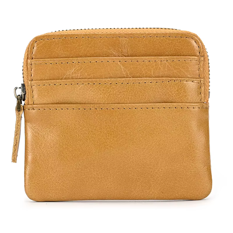 Sof cuir de vache femmes peau de vache porte-carte hommes femmes multi-carte poche portefeuille anti
