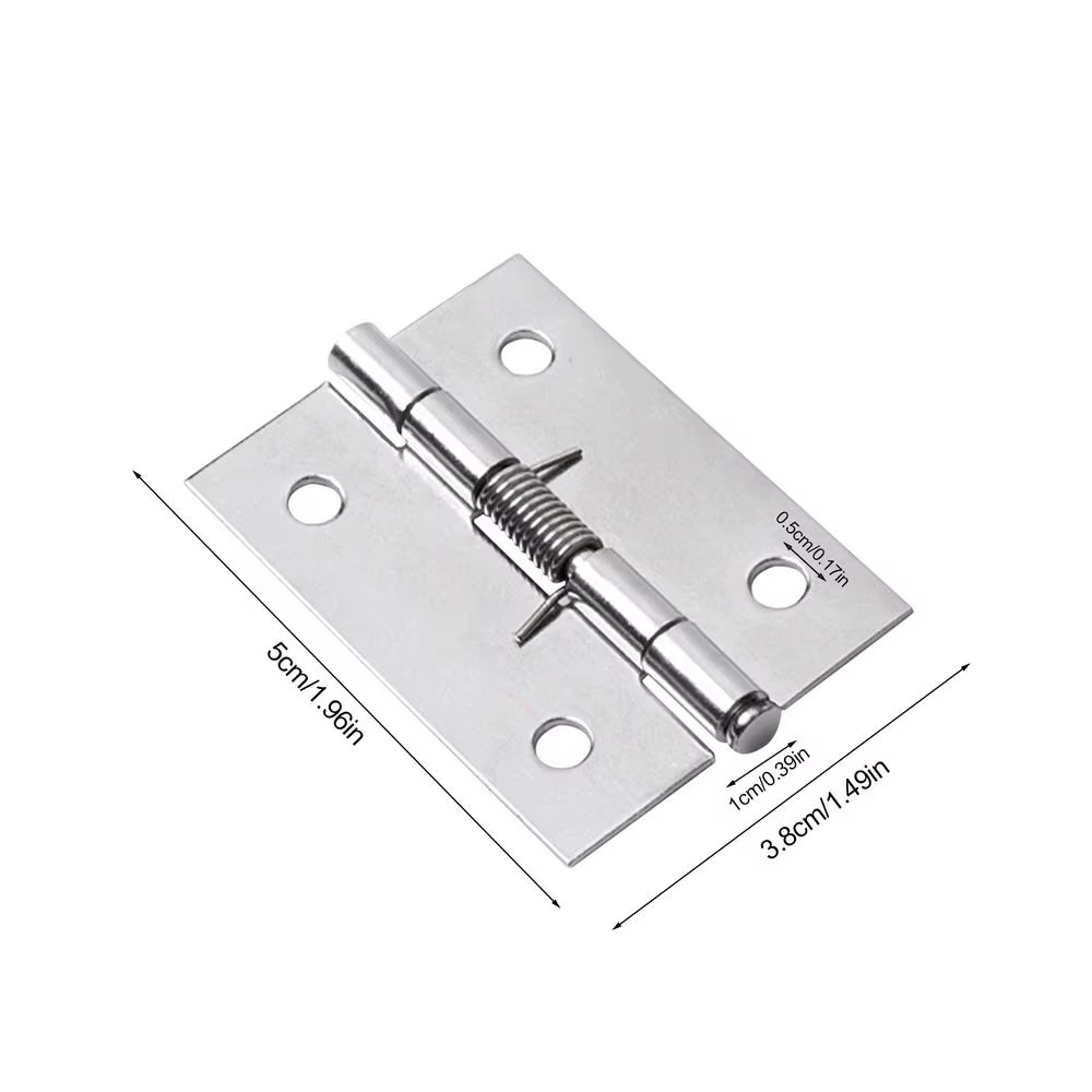 Charnières à ressort en acier inoxydable, 1 pièce, charnière interne de porte à ressort à fermeture 