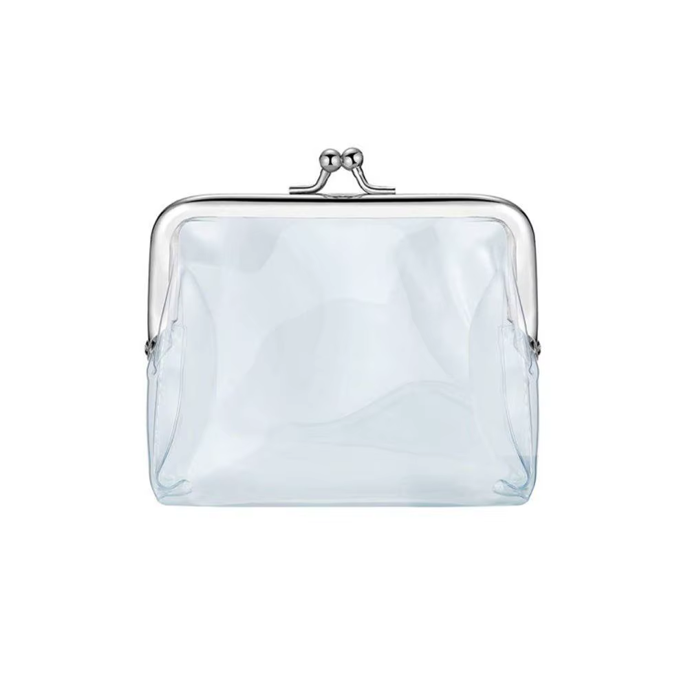Petit porte-monnaie transparent pour femmes et filles, mini sacs à main transparents, porte-clés, ro