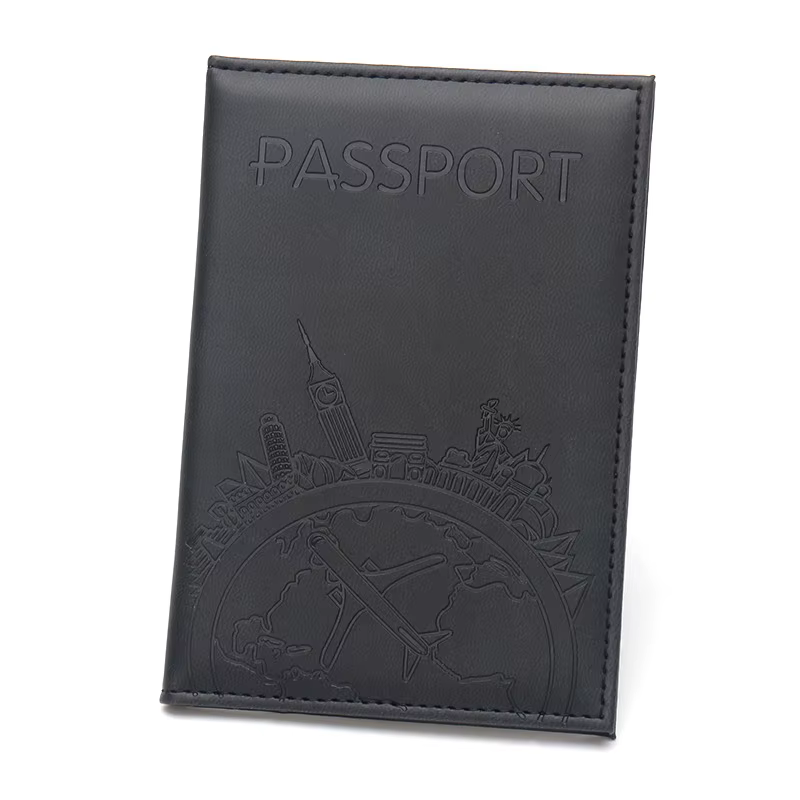 Porte-passeport en cuir, étui pour passeport, porte-carte d'identité, porte-billets, accessoires de