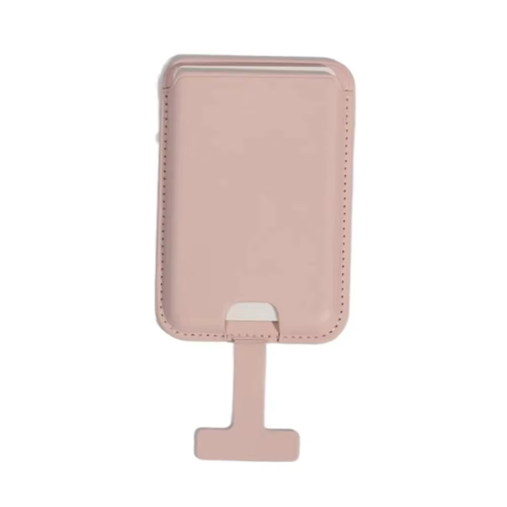 Porte-carte à fixation magnétique en cuir, pour Apple MagSafe, Compatible avec téléphone portable, c