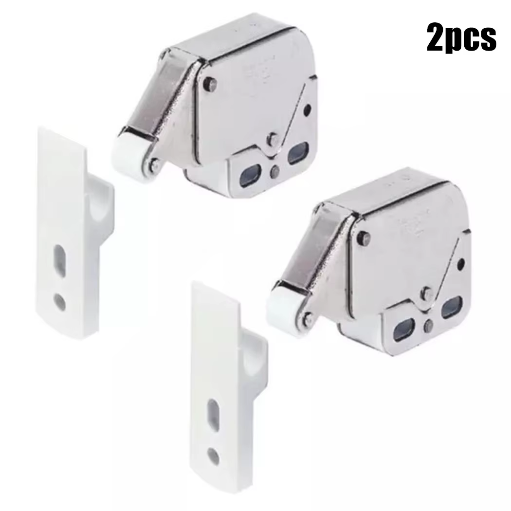 Mini loquet à poussée automatique pour armoires, caravane, camping-car, portes de placard, serrure a