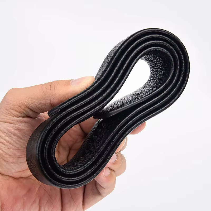 2 pièces ceinture pour hommes sans boucle 3.5 cm/1.37 pouces de largeur marque haut de gamme ceintur