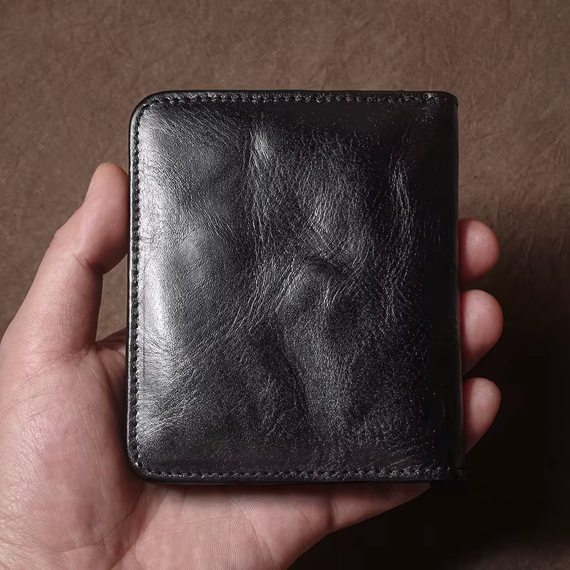 GURO portefeuille en cuir véritable de haute qualité fentes multi-cartes Ultra mince léger porte-car