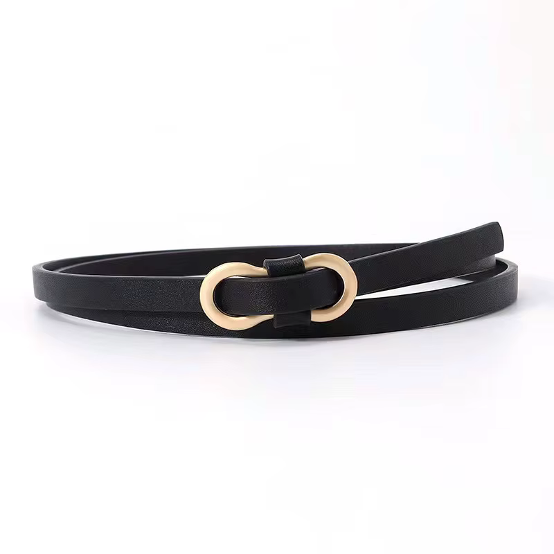 Petite ceinture fine coréenne pour filles, robe décorative, ceinture polyvalente pour femmes avec ju