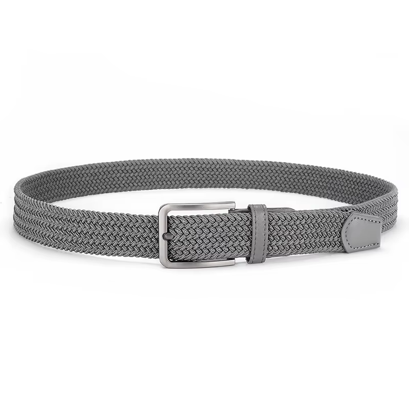 Ceinture élastique tressée pour hommes, à la mode, ceinture tactique tendance pour hommes, ceinture 