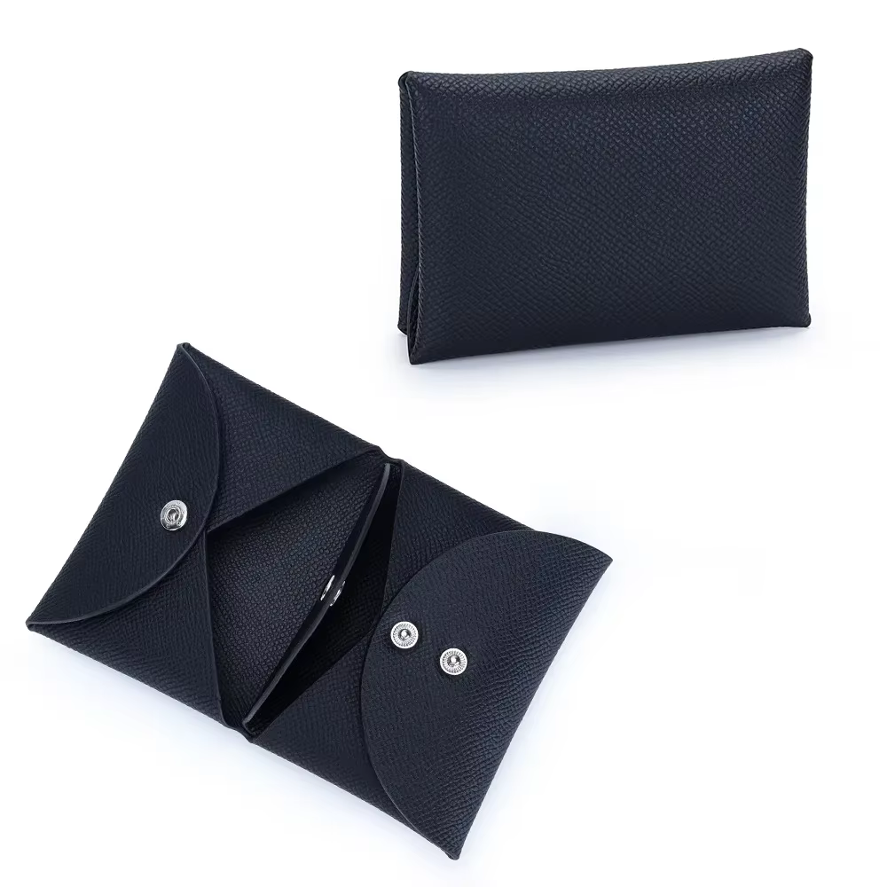 Mini porte-monnaie en cuir véritable, petit porte-monnaie à loquet, pochette porte-monnaie, porte-mo