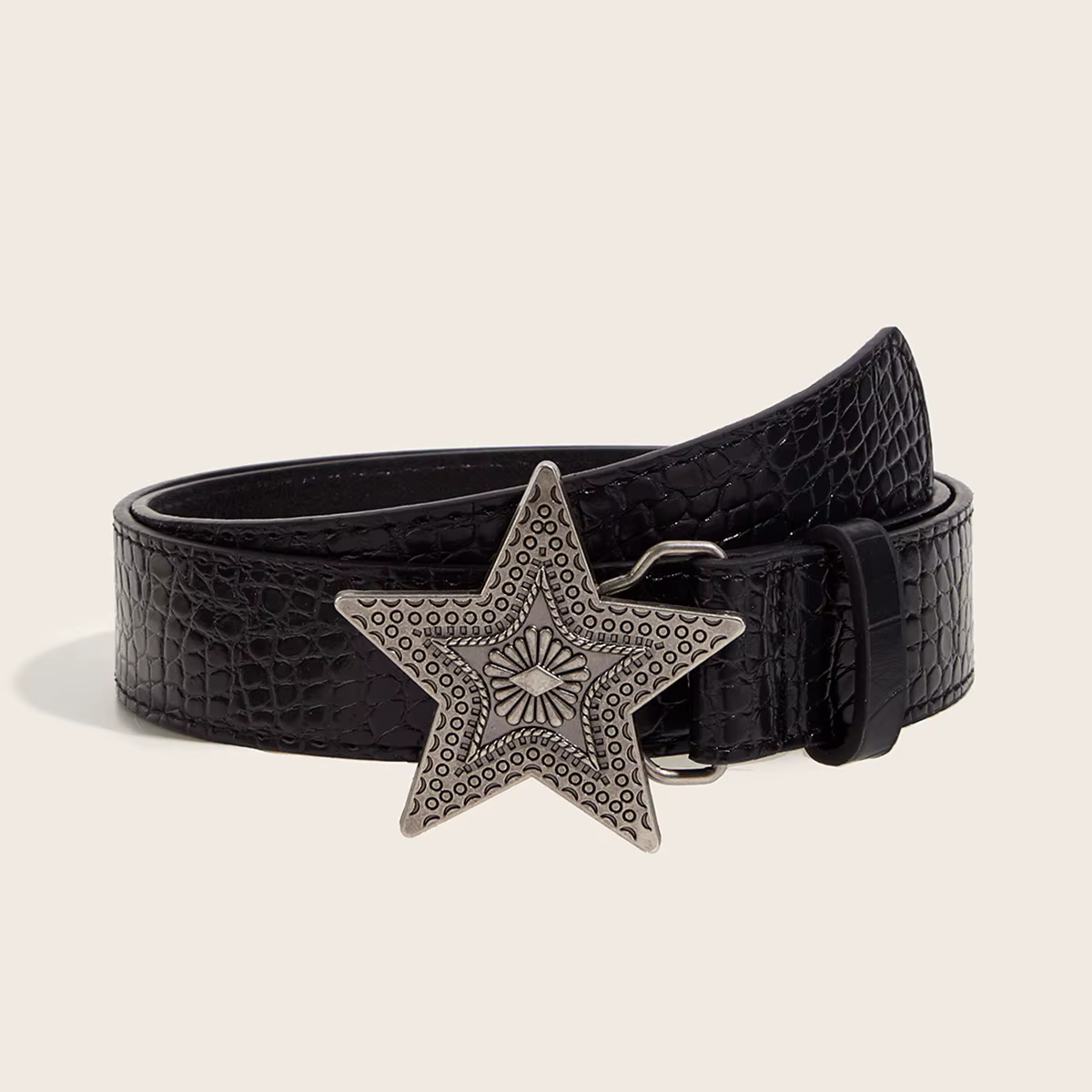 Ceinture décorative rétro pour femmes, noire, polyvalente, assortie aux jupes, costumes et pantalons
