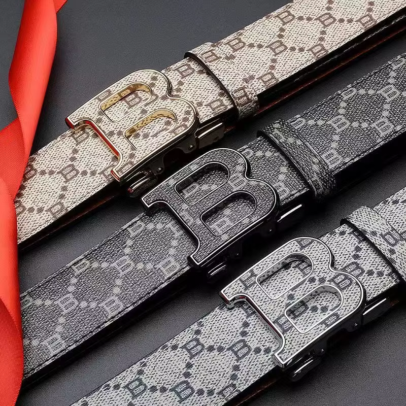 Nouvelle marque de luxe hommes ceinture mode affaires alliage aiguille boucle hommes ceinture boucle