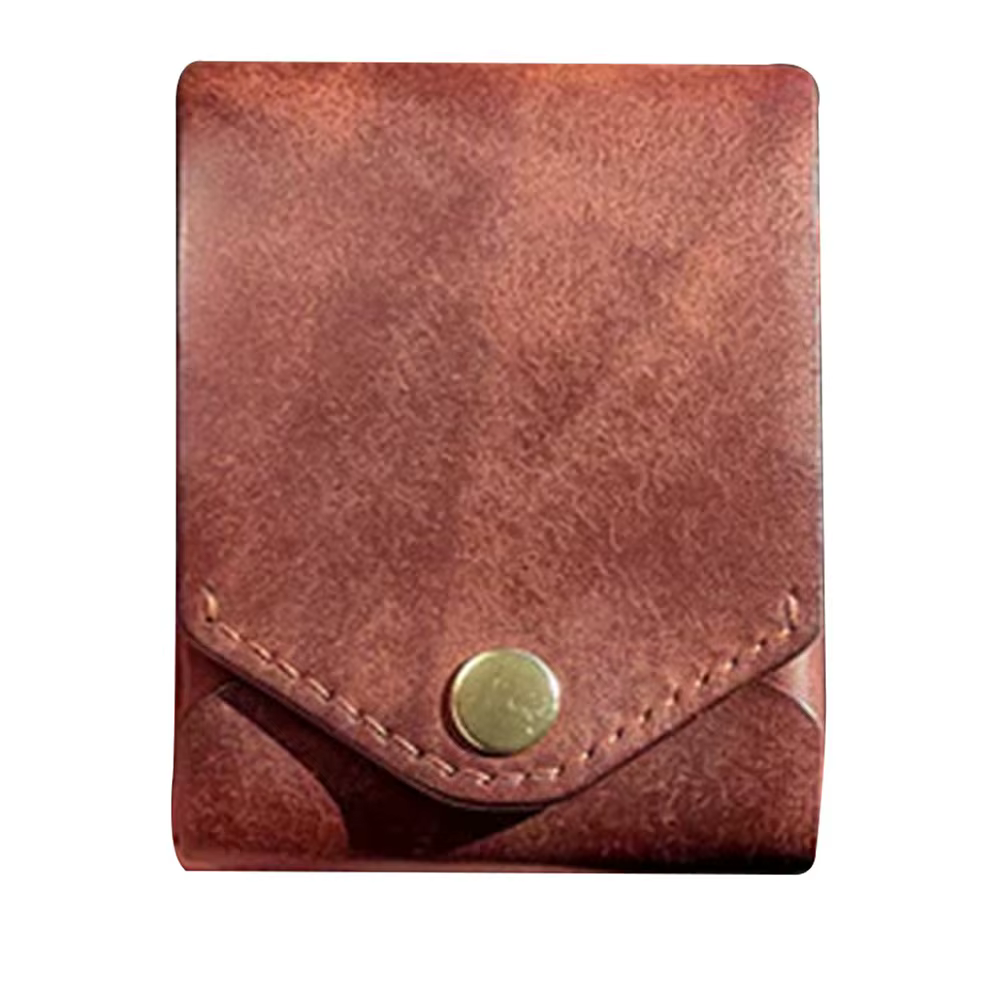 Nouveau portefeuille Compact multifonctionnel étanche fait à la main en cuir PU fente pour stylo int