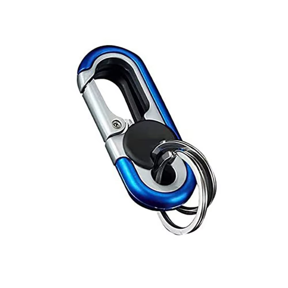 Cadeau pour homme boucle de clé en métal porte-clés d'affaires en métal porte-clés de voiture organi