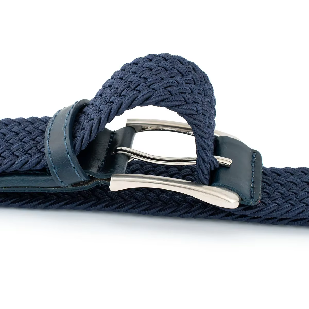 Ceinture à boucle ardillon en alliage tissé et respirant pour hommes et femmes, jean décontracté de