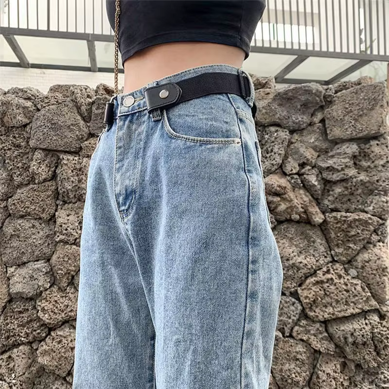 Ceinture élastique extensible réglable sans boucle, 2/1 pièce, ceintures invisibles pour femmes et h