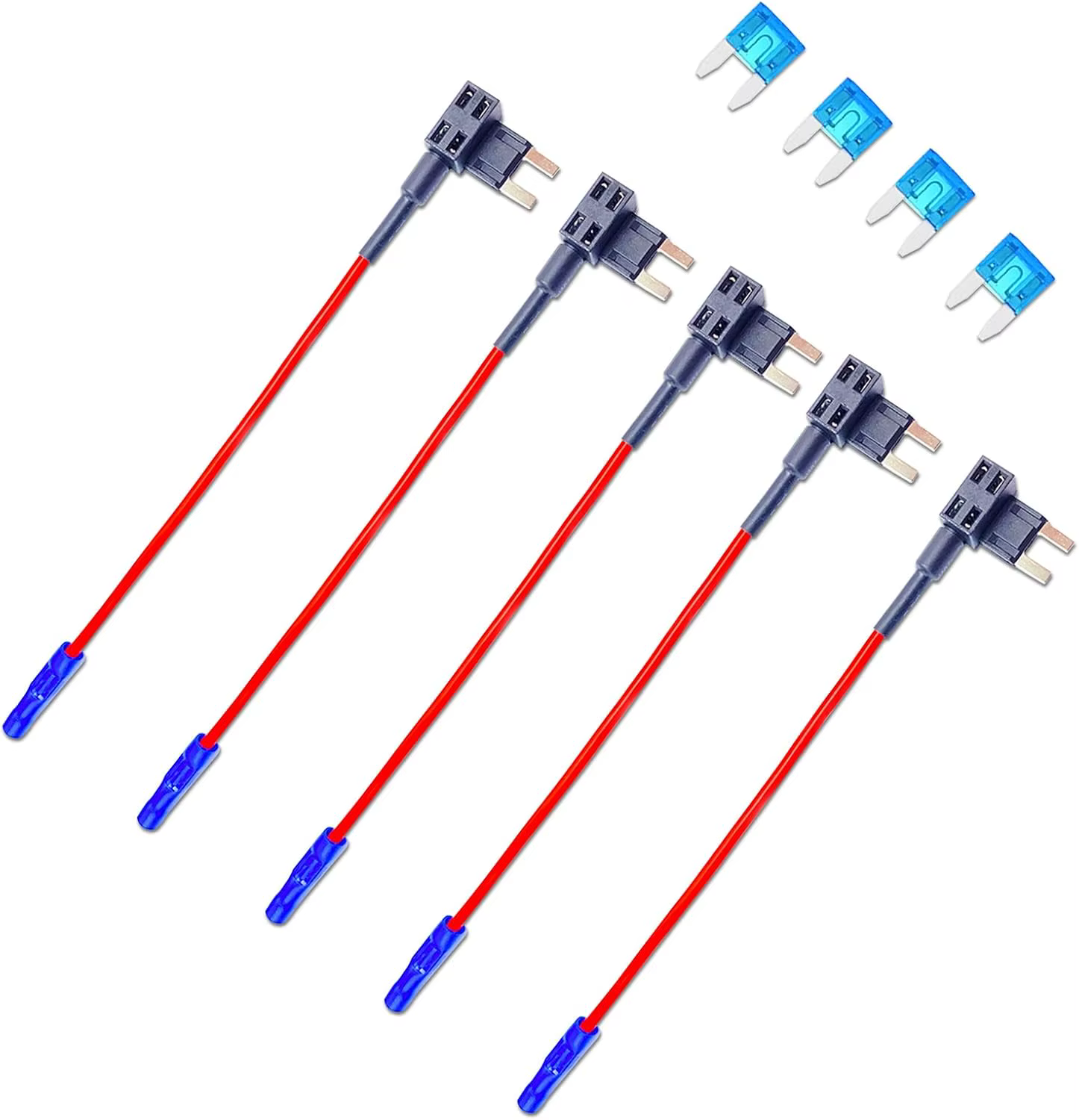 Kit de fusibles automobiles 5/10 pièces 12V, porte-fusibles à lame pour voiture, mini ATM ATO, adapt