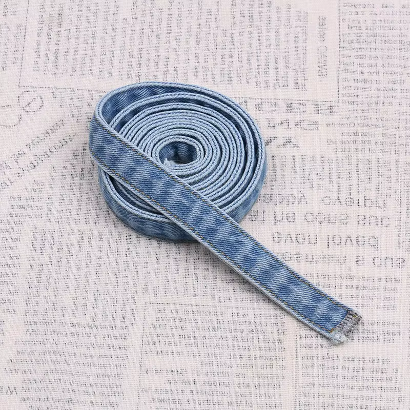 Ceinture en jean délavé bleu pour jeans et salopette avec sangle à boucle Ceinture en jean bleu Acce