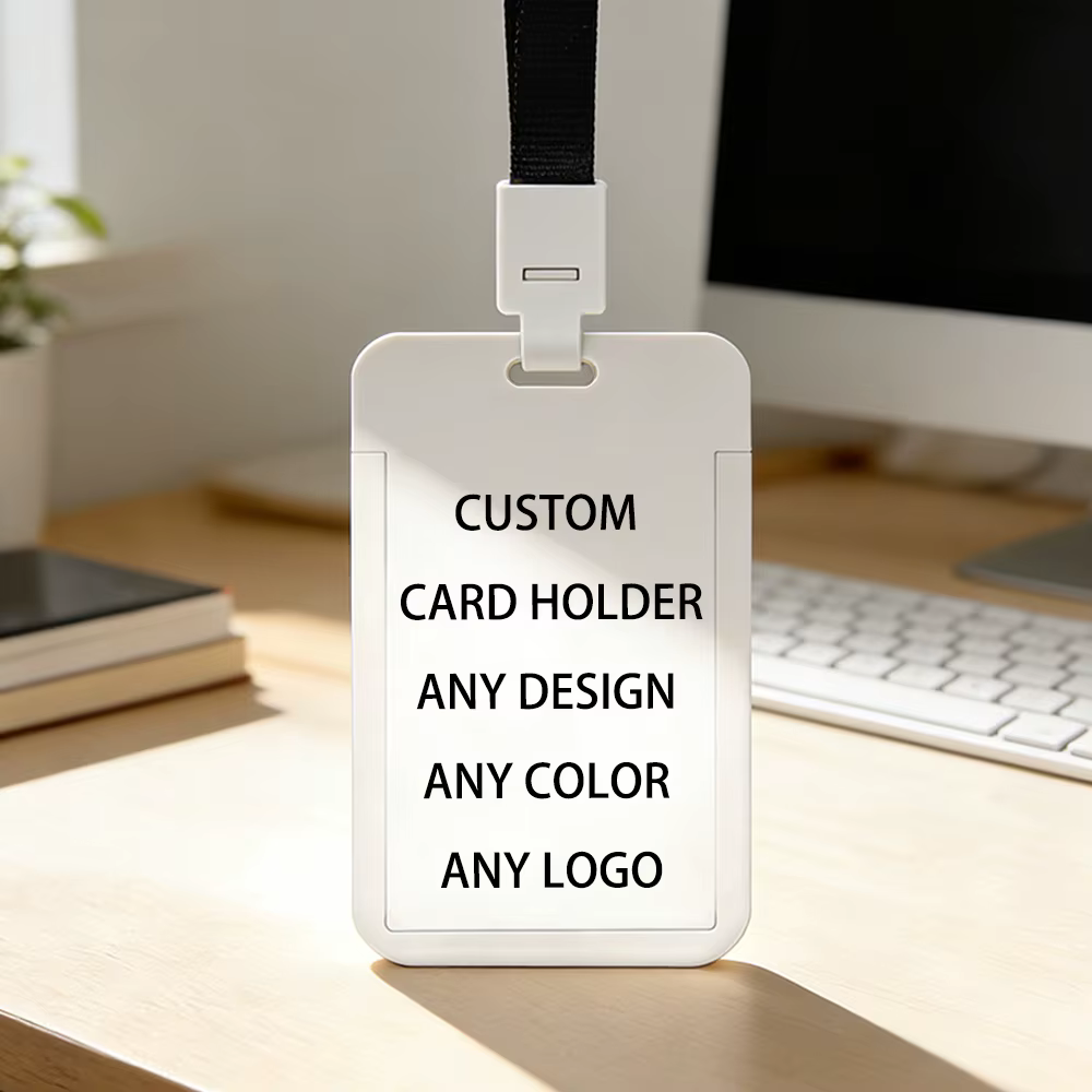 Porte-cartes personnalisés et lanières sur mesure avec votre propre photo, cadeau d'entreprise perso