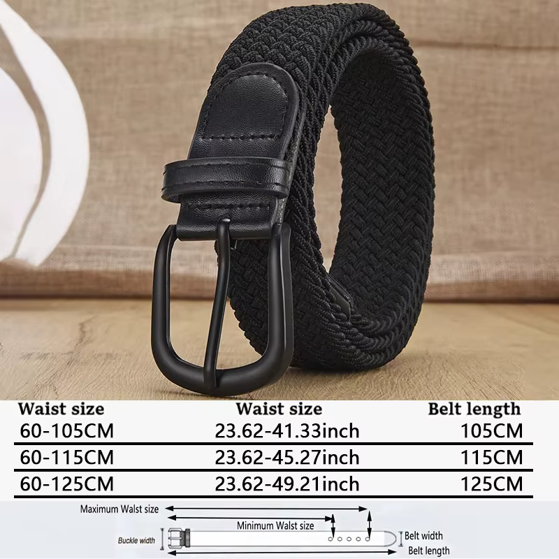 Ceinture élastique extensible pour hommes et femmes, ceinture de taille à la mode de haute qualité p
