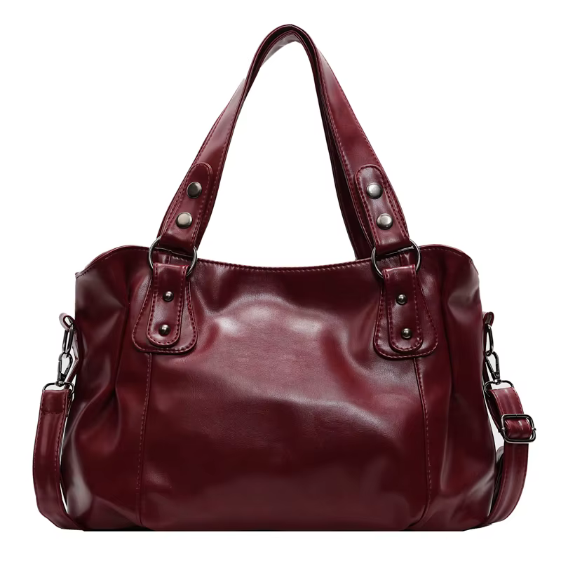 Sac à bandoulière spacieux de marque rétro pour femmes, sac à bandoulière classique de luxe de coule