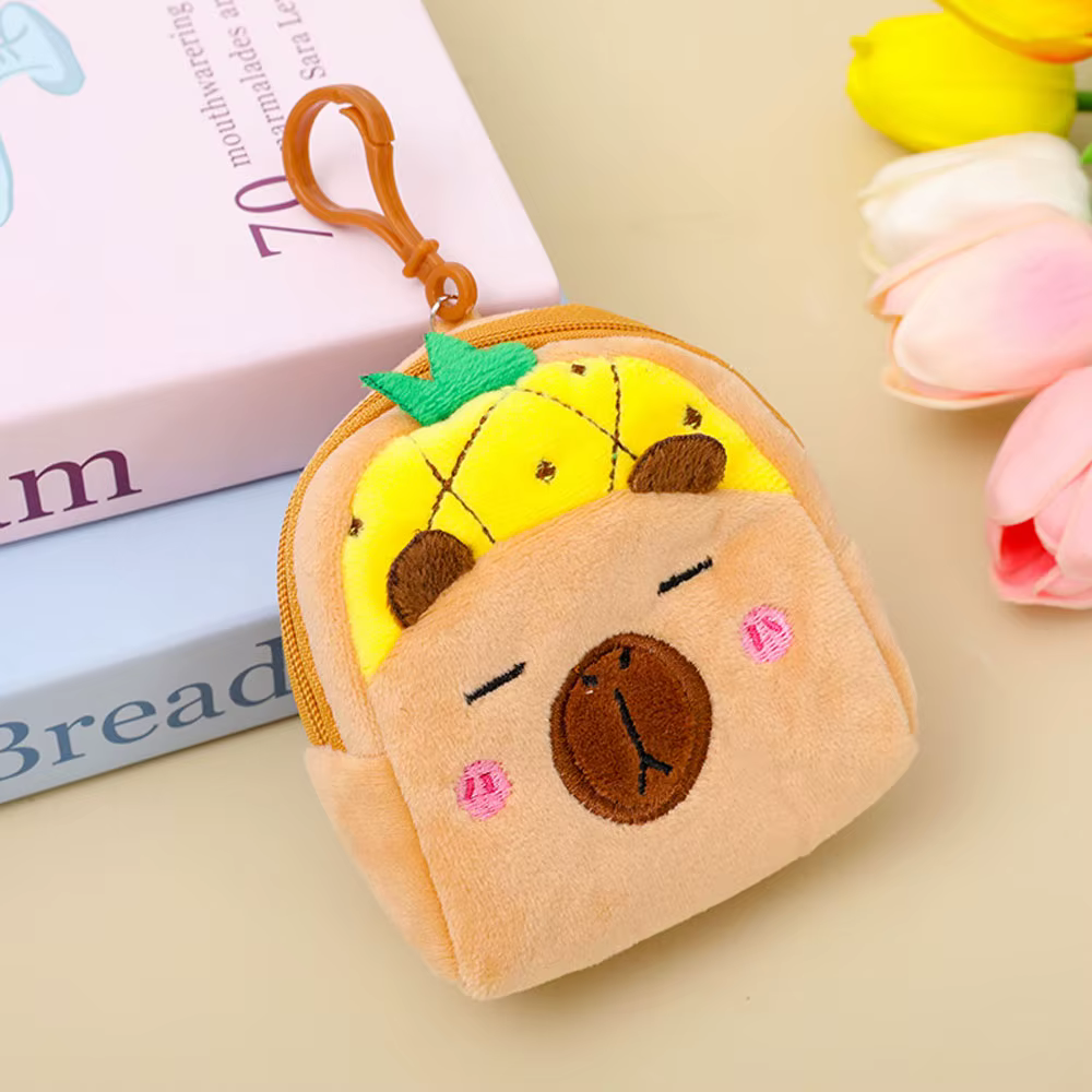 Mini porte-monnaie Capybara, parfait pour un usage quotidien et en voyage