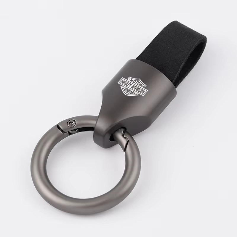 Porte-clés en daim/métal pour hommes et femmes, porte-clés à la mode pour Harley Davidson 86-92 FXRT