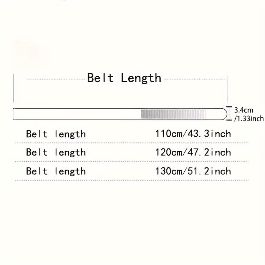 2 pièces ceinture pour hommes mode sans boucle ceintures haut de gamme noir souple en cuir PU hommes