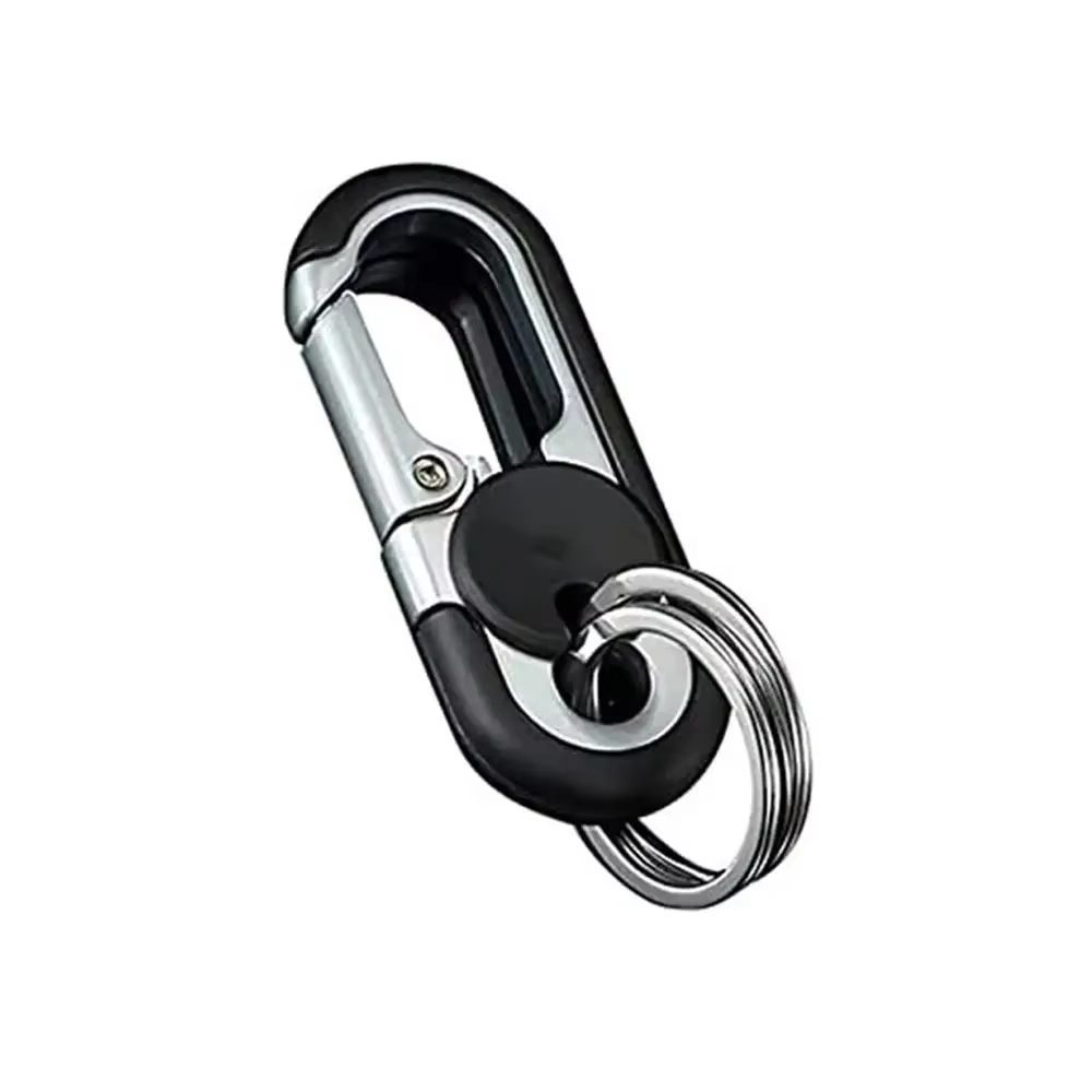 Porte-clés à Double anneau pour hommes, porte-clés d'affaires, à la mode, cadeau, boucle de clé en m