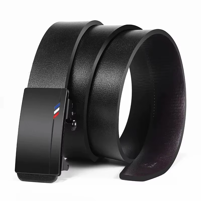 Nouveau produit ceinture hommes de haute qualité sans dents boucle automatique décontracté hommes ce