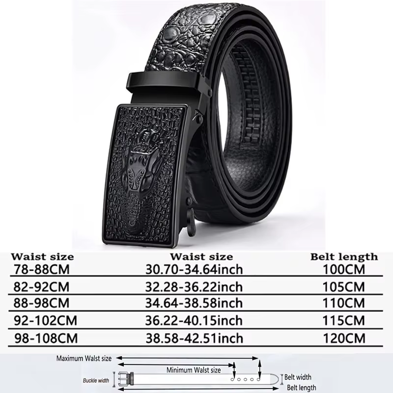 Ceinture en cuir véritable pour homme, ceinture de luxe de qualité supérieure, marque célèbre, boucl