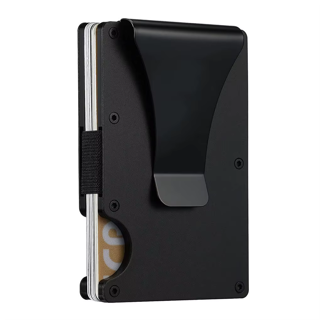 Portefeuille pour femmes et hommes, portefeuille fin RFID, résistant aux rayures, porte-cartes de cr