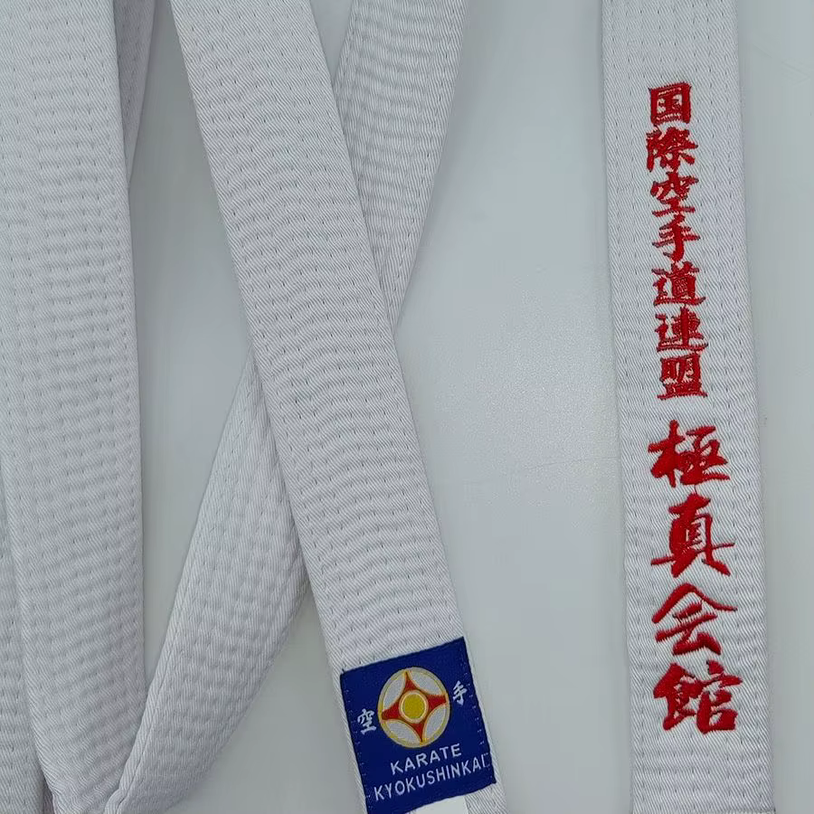 Kyokushi-Ceinture de documents sportifs unisexe, transformation personnalisée des arts martiaux, éti
