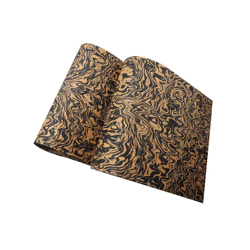 Feuille de placage de bois de bavure d'ingénierie, L 250 cm appliquer pour les panneaux muraux de ha
