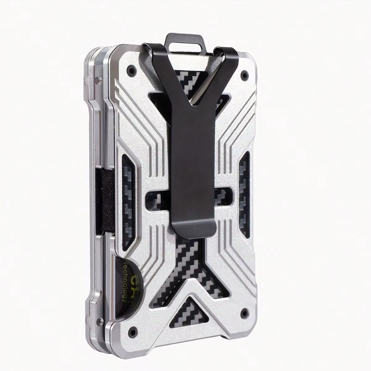 Portefeuille RFID fin |   Porte-cartes de crédit et pince à billets résistant aux rayures, facilemen