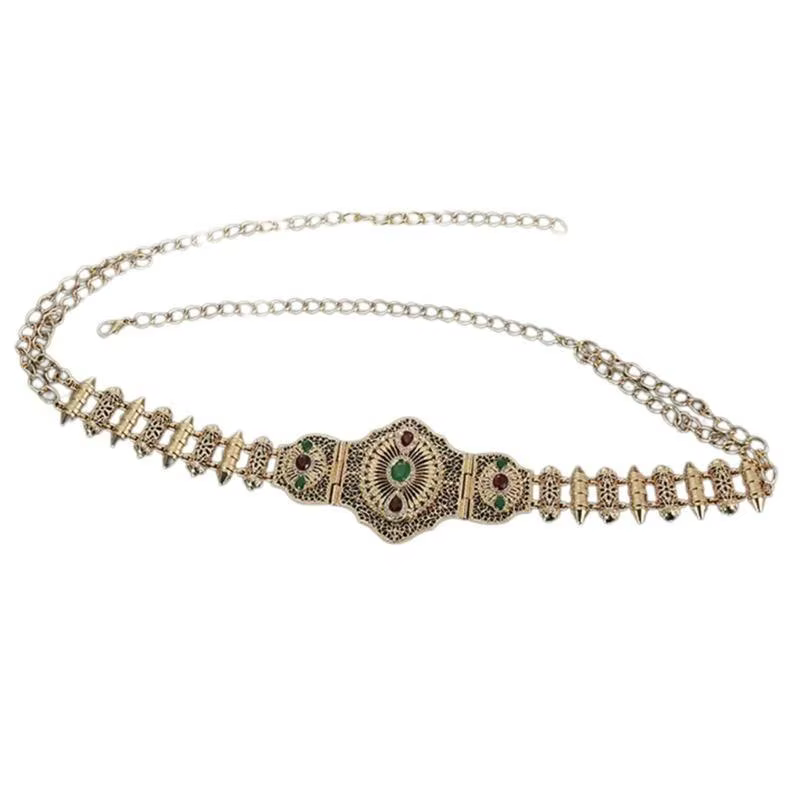 Ceinture taille gravée 39BD, artisanat en métal, réglable, exquis, pour l'élégance du quotidien