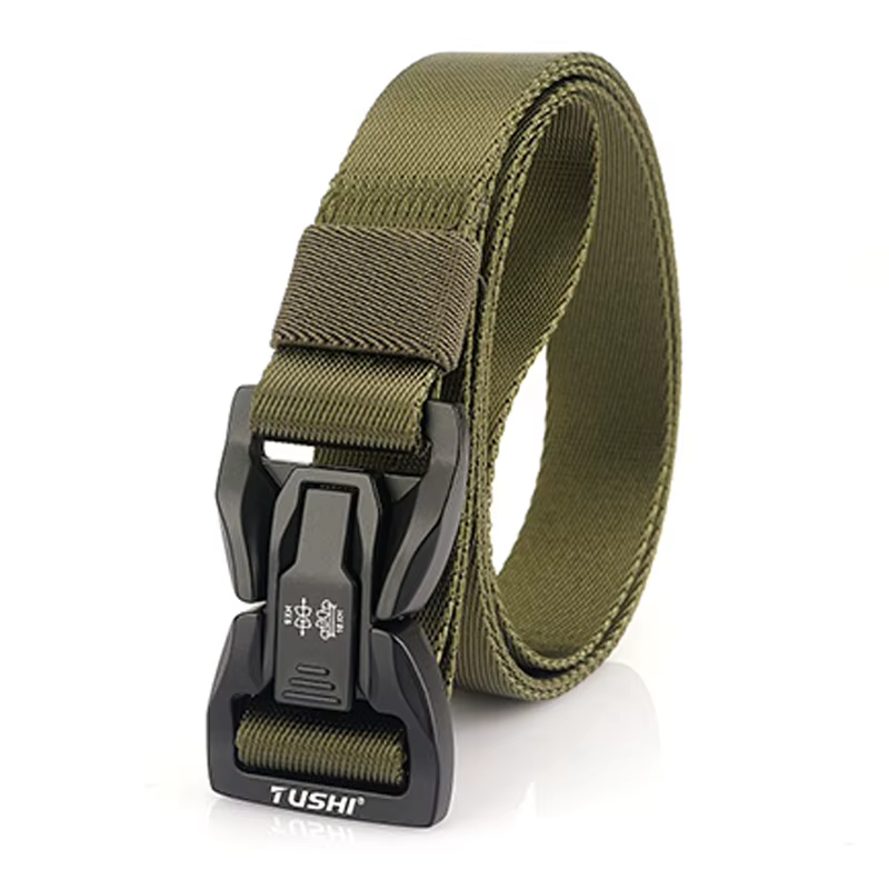 VATLTY  ceinture en Nylon pour hommes et femmes, 2.5cm, Techwear, Hip Hop, alliage, boucle à dégagem
