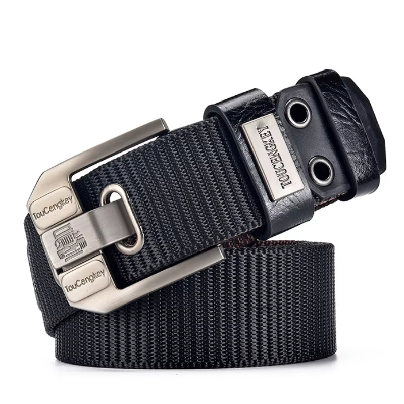Ceinture à boucle ardillon pour hommes, ceinture en toile, ceinture en Nylon à la mode, ceinture en 