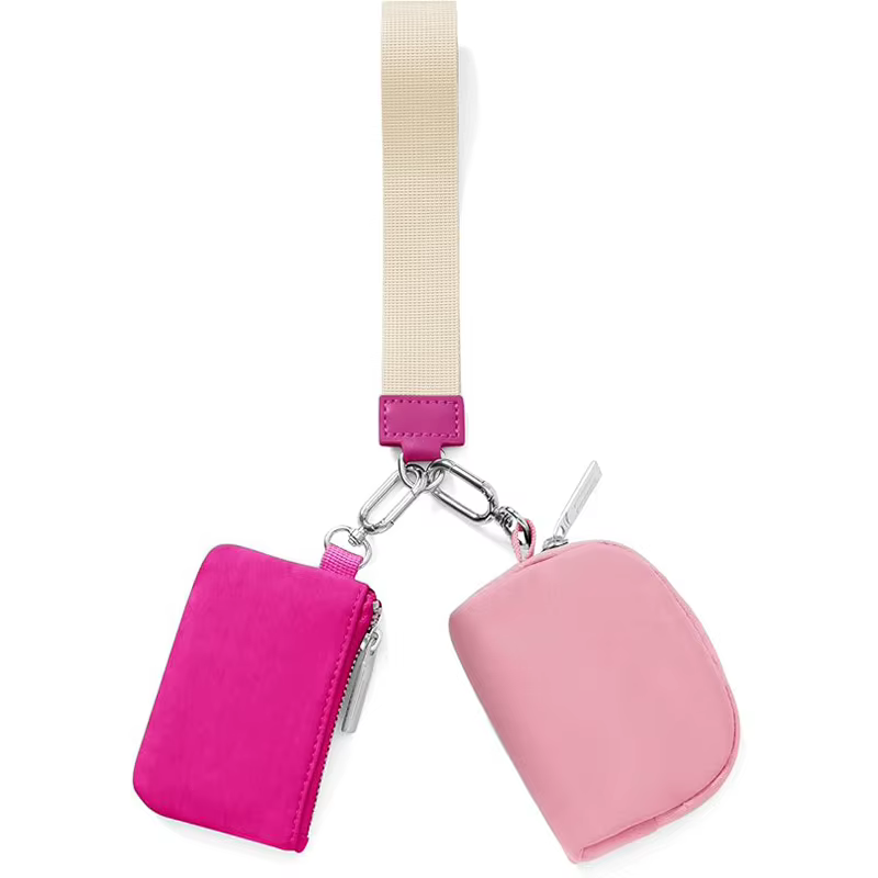 Mini portefeuille détachable pour femmes, double pochette, portefeuille Portable, porte-monnaie, Min