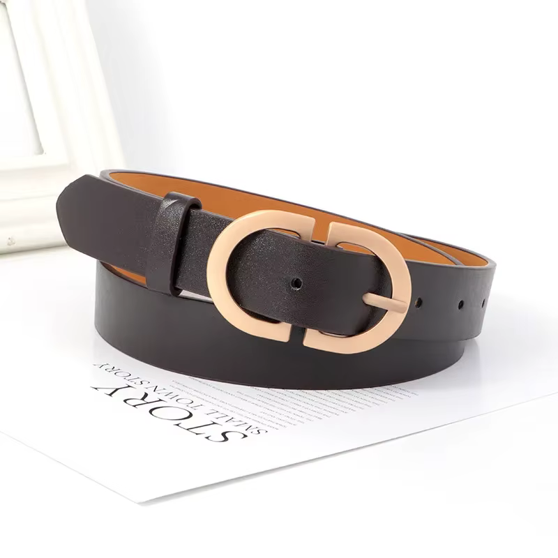 Ceinture de pantalon pour femme ceintures de créateur pour femme mode ceinture noire décontractée fe