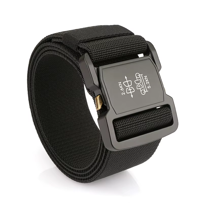 VATLTY 5cm / 2in Ceinture élastique pour hommes Boucle en aluminium Ceinture large légère Ceinture t