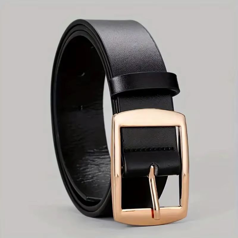 Nouvelle ceinture de luxe pour hommes ceinture en cuir PU boucle ardillon en métal de haute qualité 